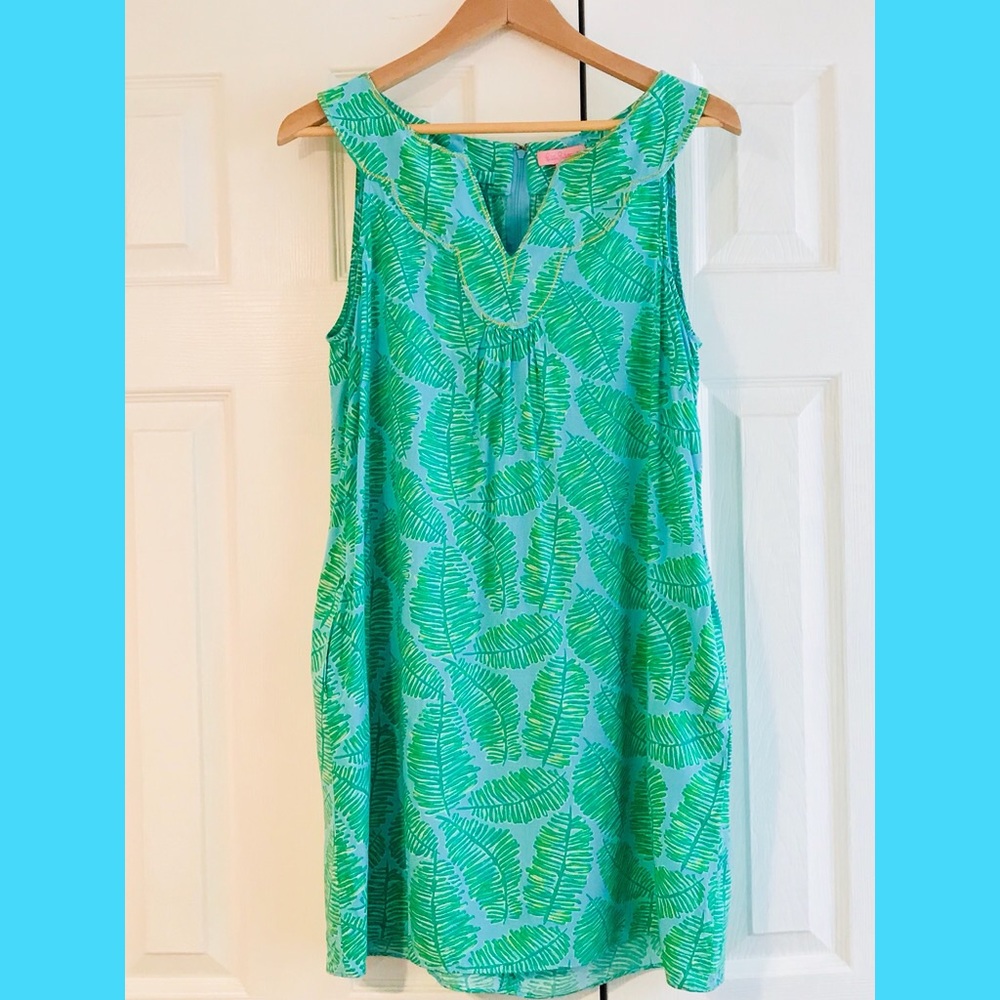 🌴🍍Lilly Pulitzer Guiliana Dress in Shorely Blue